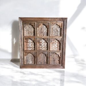 Mango Wood Carved Wall Hanging
