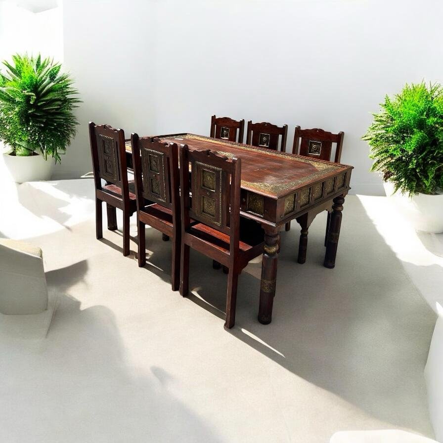 Wooden Dining Set 6+1