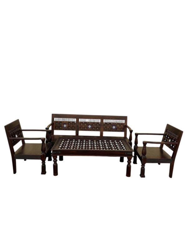Wooden Sofa Set 3+1+1