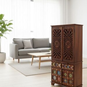 Handcrafted Solid Wood Home Temple / Mandir