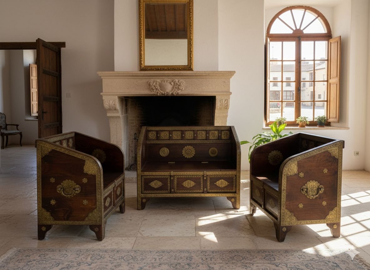 Royal Handcrafted solid wood sofa set