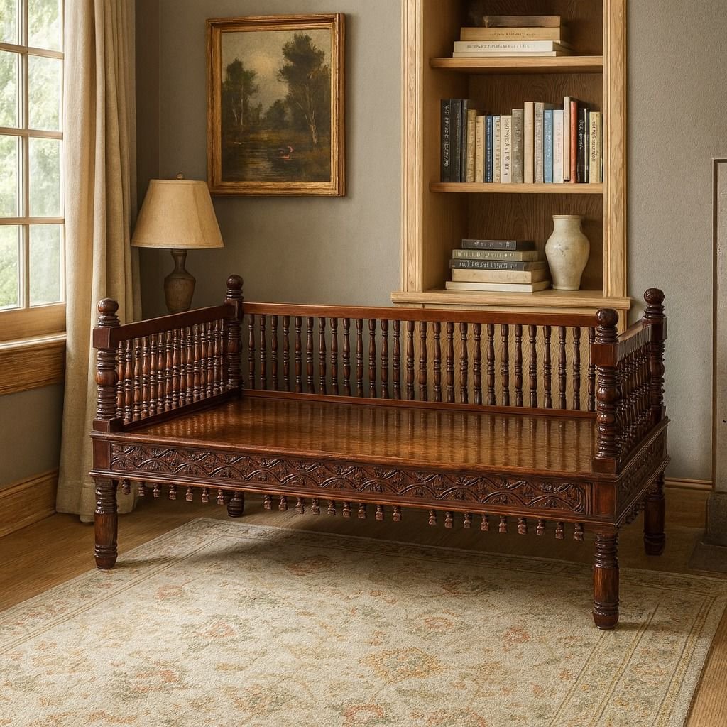 Handcrafted Solid Wood Daybed/Diwan sofa