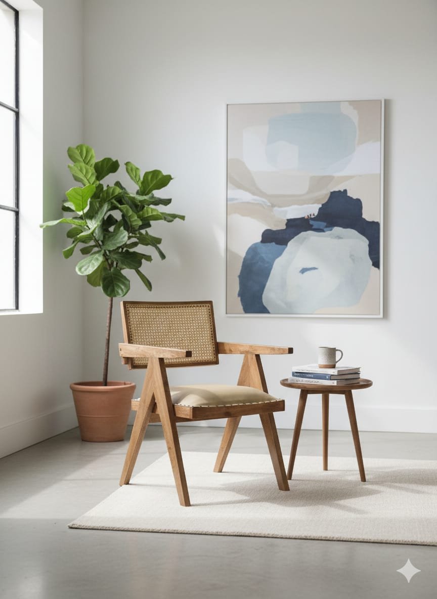 Timeless Elegance: The Jeanneret-Inspired Easy Chair. - Image 5