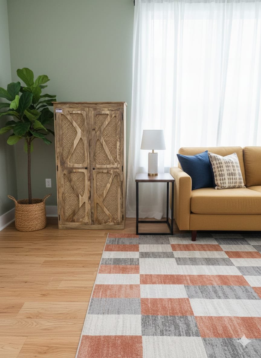 Artisan Grandeur: The Hand-Carved Mandala Wardrobe - Image 5