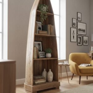 The Nautical Boat Bookshelf