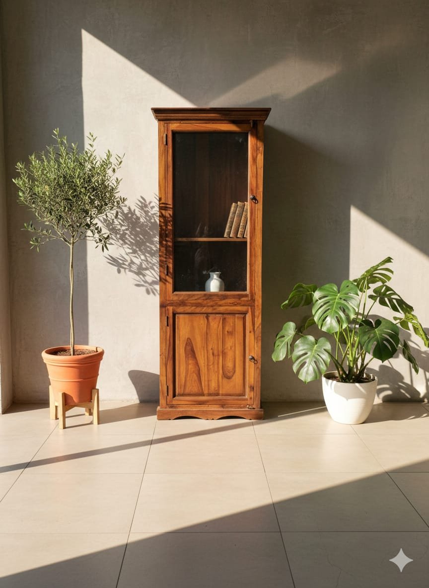 Dual-Door Artisan Cabinet
