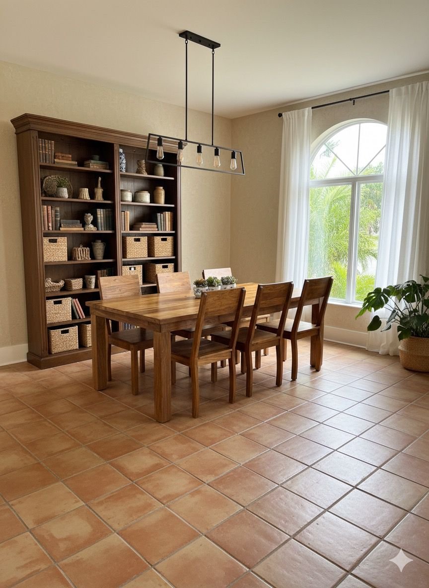 Exotic Sheesham Wood 6-Seater Dining Set