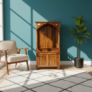 Handcrafted Sheesham Wood Home Temple