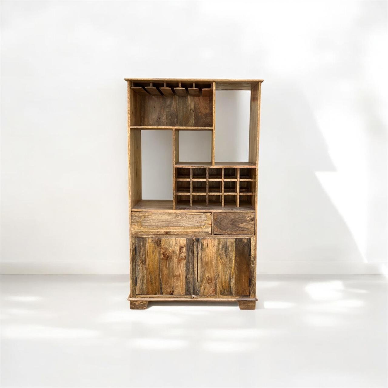 Mango Wood Open Bar Counter